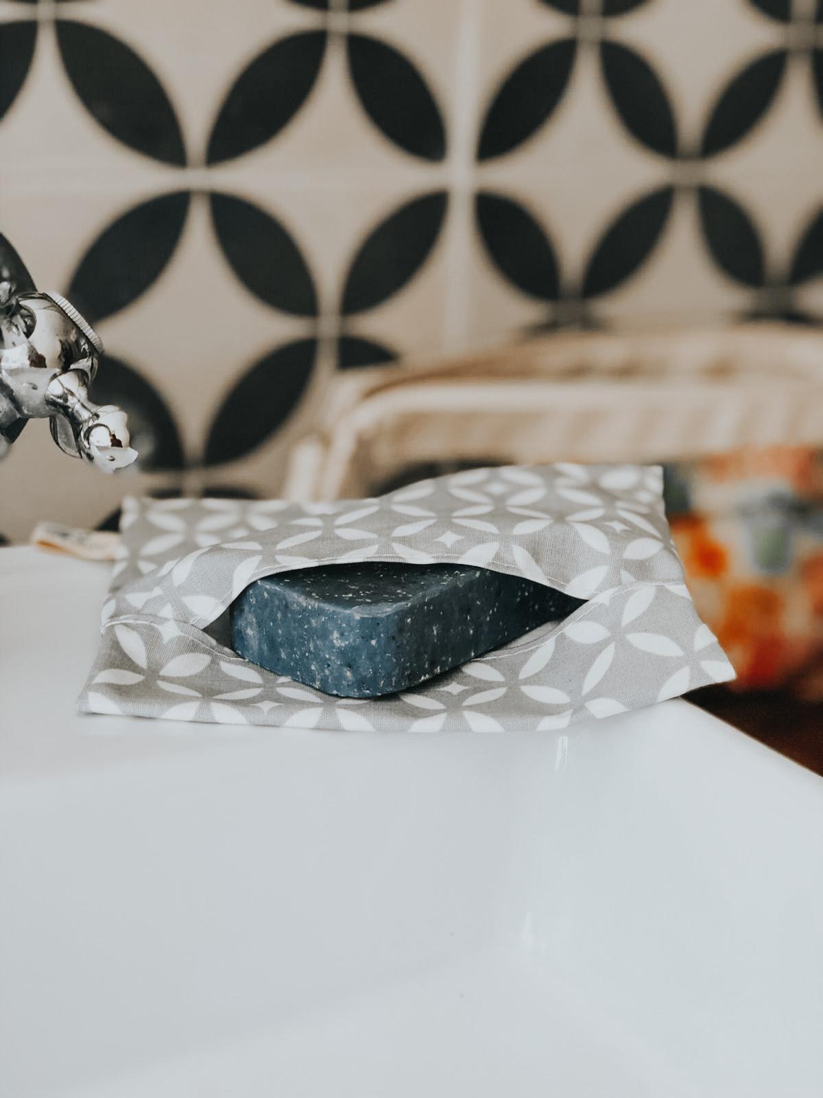 5 Filets à Savon Réutilisables En Coton - Pochette Exfoliante Pour Savon Solide Voyage Ou Douche